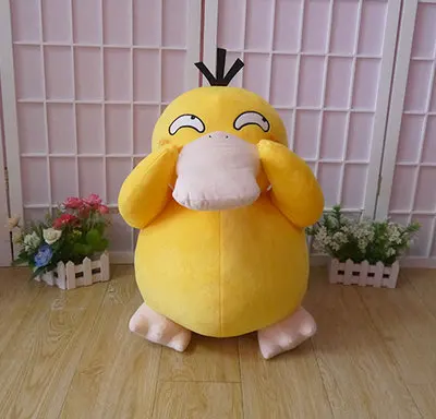 Psyduck Косплей Плюшевые игрушки Аниме монстр эльф утка плюшевые куклы 30/40/57 см мягкие подушки высокого качества - Цвет: Белый