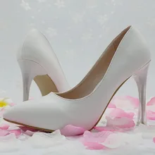 Fashion Sexy High Heels Shoes Women Pointed Toe Slip Pumps Party Shoes Woman superstar led shoes Sapato Feminino Wedding Dress
