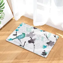 CAMMITEVER китайская живопись цветов и ковры с птицами ванная комната ковер коврики для кухни Печатный Коврик для прихожей противоскользящие ковры