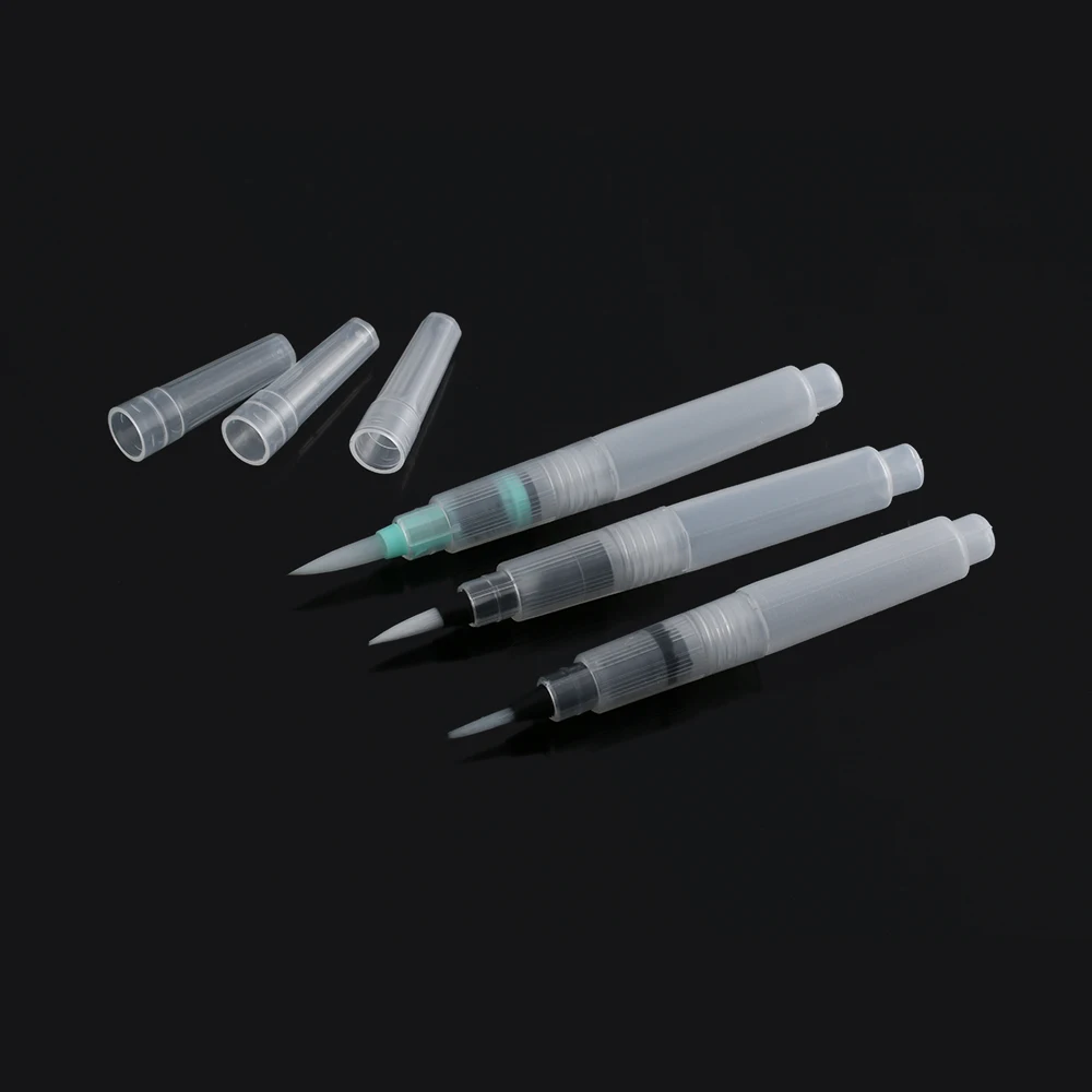 

3 PCS/Set Refillable Pilot Water Brush Ink Pen for Water Color Calligraphy Drawing Painting Illustration Pen Office Stationery