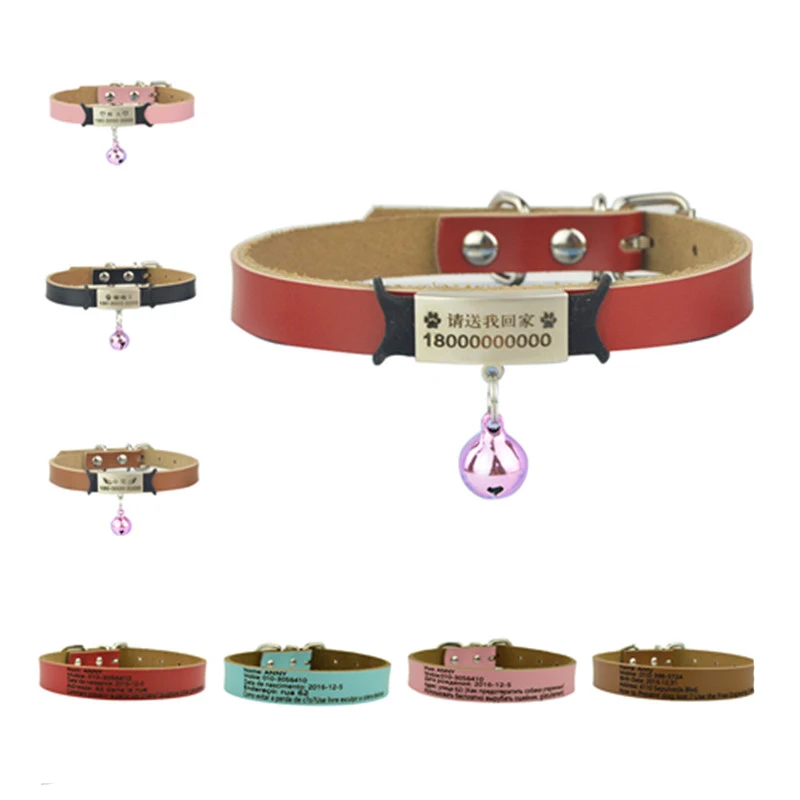 

New Arrival Dog Personalized Collar Preventing Lost Small Medium Dog Name Tag Name Collars