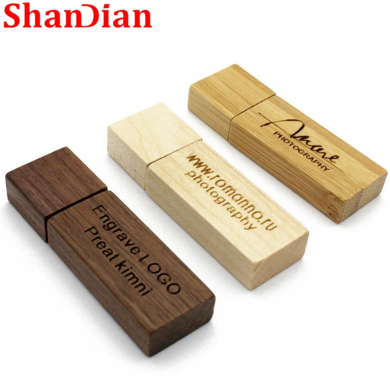 SHANDIAN горячий деревянный USB флэш накопитель ручки диски кленовое дерево +