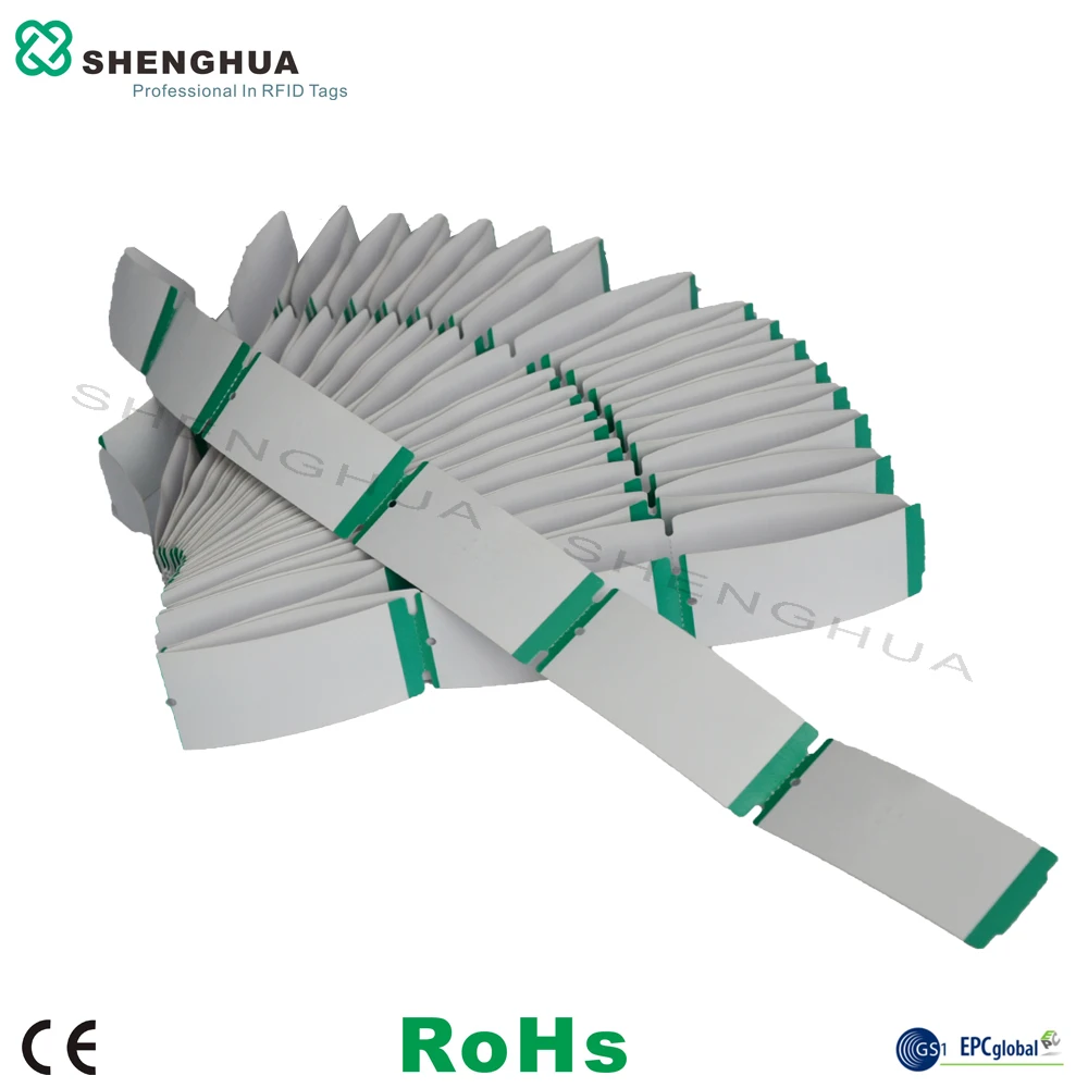 

50pcs/pack Blank Clothing UHF Passive RFID Smart Label Tag Customized Paper Printing Paper RFID Music Event Convert Ticket