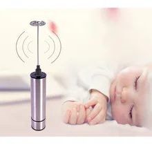 Электрический пенообразователь из нержавеющей стали milker кофе bubbler кухонный гаджет капучино стакан-чайник нержавеющая сталь ручной молочный пенообразователь