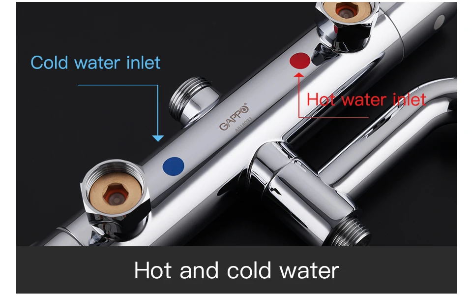 GAPPO сантехника набор Термостатический смеситель для душа набор для душа смеситель для ванны водопроводный смеситель водопроводный кран