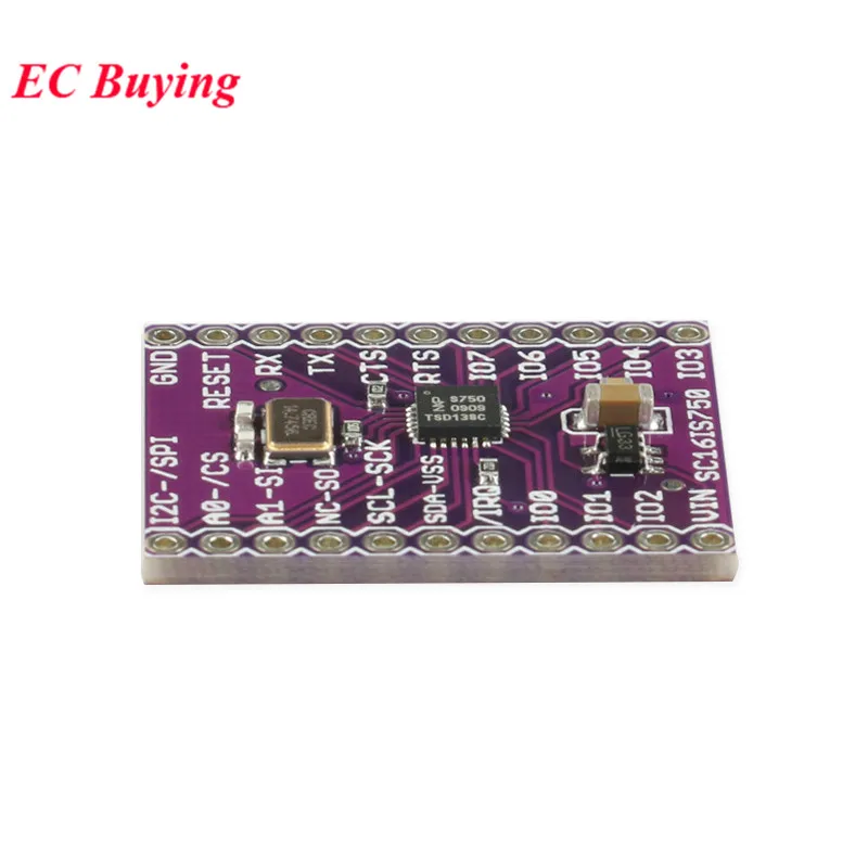 SC16IS750 CJMCU 750 Single UART IIC I2C с интерфейсом Bus/SPI для программируемого IO порта