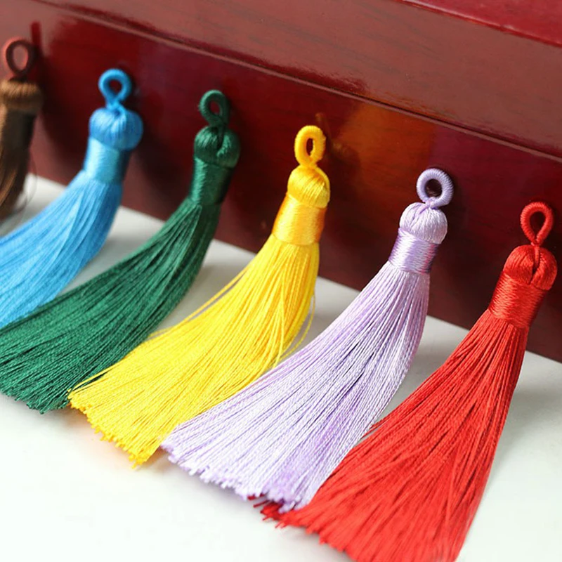 LNRRABC 25 Colors Graceful 2018 New 1PC/1Pair Unique Silk Tassel Jewelry Accessories Hot Sale Unique Handmade Jewelry Findings