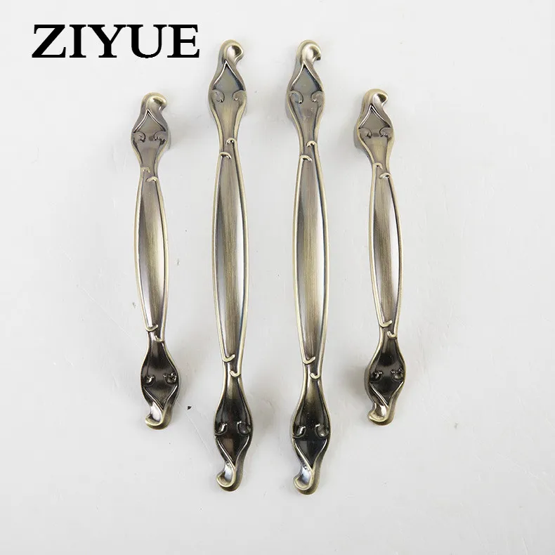 

2PCS/LOT Free Shipping moden Drawer Cabinet Door Handle Small Antique European Zinc Alloy Bronze Cabinet Handle knobs