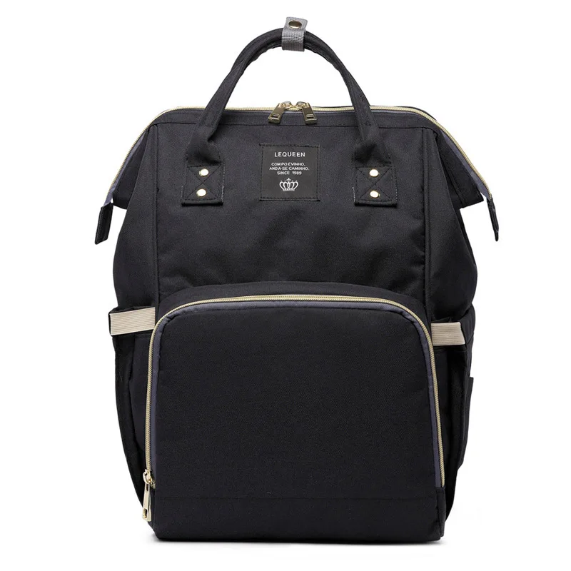Сумка для детских подгузников, рюкзак в виде животного, модная сумка для мам, сумка для мам, брендовый рюкзак для мам, сумки для пеленания, Bolsa Maternidade - Цвет: black