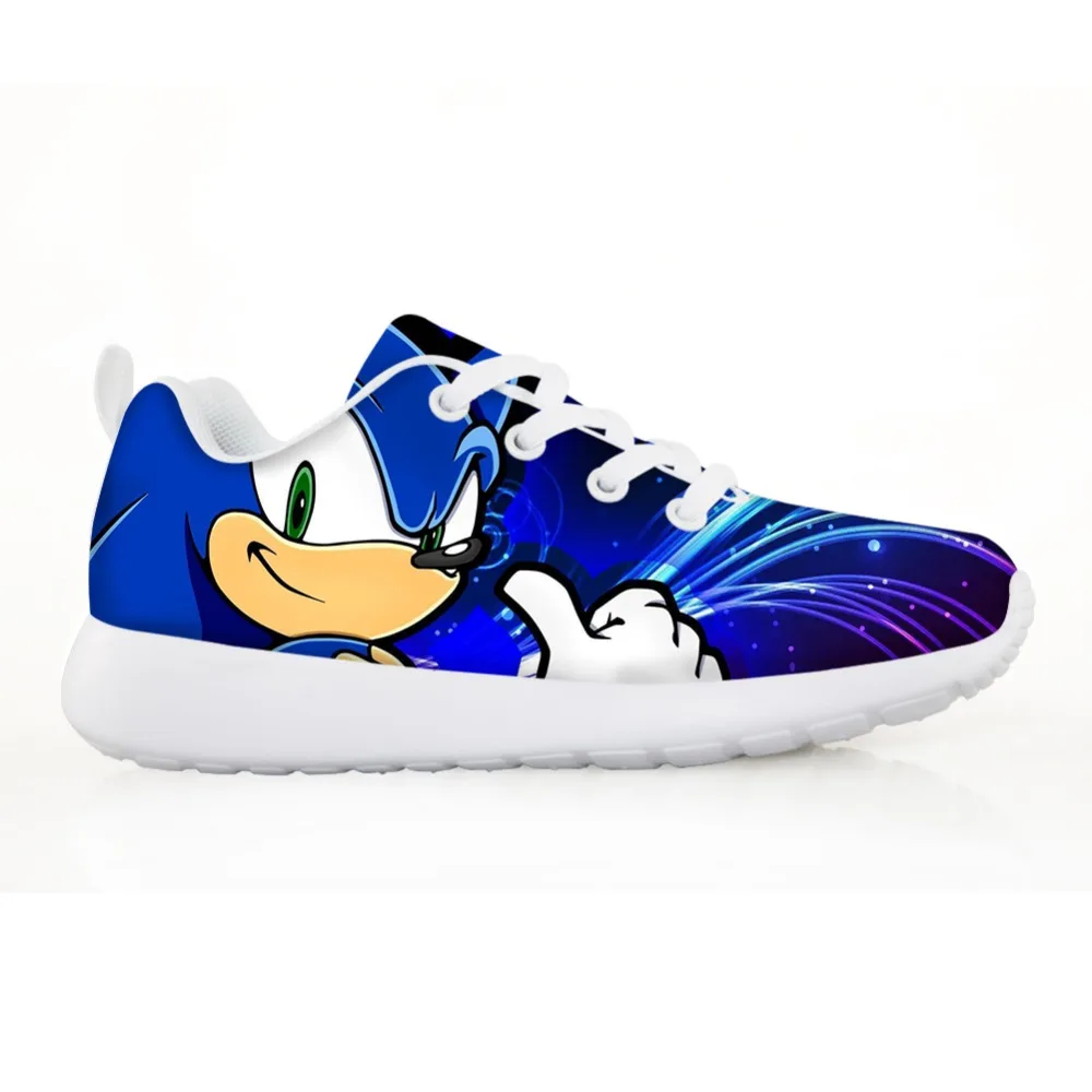 New Fashion Sonic the Hedgehog 2 Girls Casual Sneakers 3D Printing Kids Light Weight Boys Lace-up Shoes for Children Girls Flats New Fashion Sonic the Hedgehog 2 Girls Casual Sneakers 3D Printing Kids Light Weight Boys Lace-up Shoes for Children Girls Flats