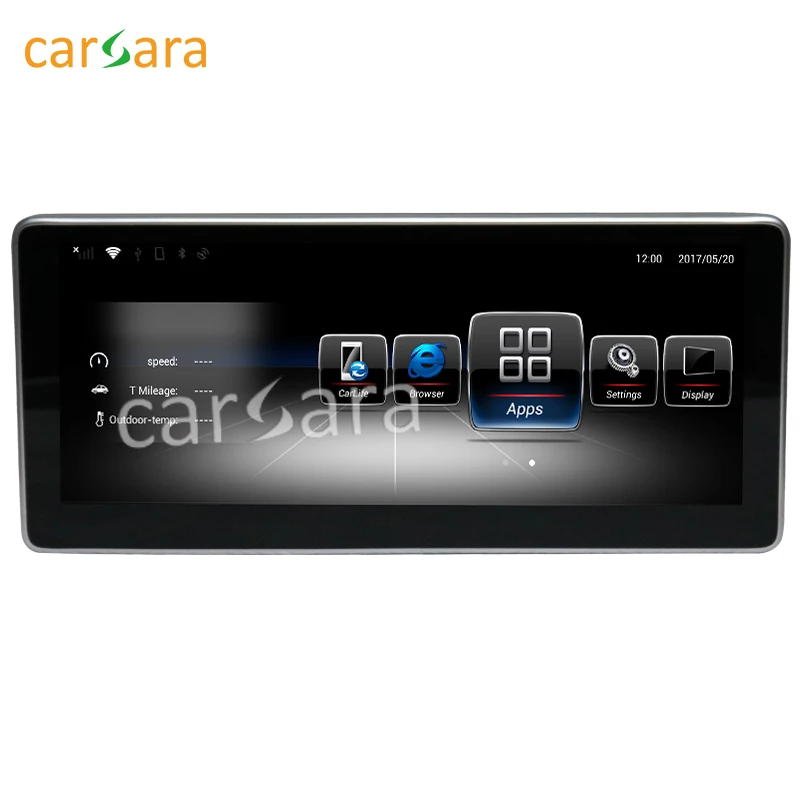 carsara 10 25 touch screen Android GPS Navigation radio stereo dash font b multimedia b font