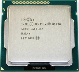 Procesador Intel Pentium g2120 G2120 3M/caché,/3,10 GHz CPU LGA 1155, procesador de escritorio que puede funcionar correctamente