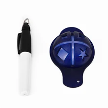 Мяч для гольфа маркер и маркер ручка крюк для ремня аксессуары для гольфа 1 комплект