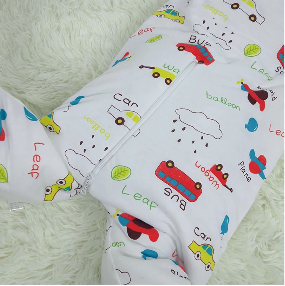 Детский спальный мешок, сумка-коляска для новорожденных, с животным узором, детская кровать, для игр, с раздельными ножками, зимние, анти типи, спальные мешки, теплые