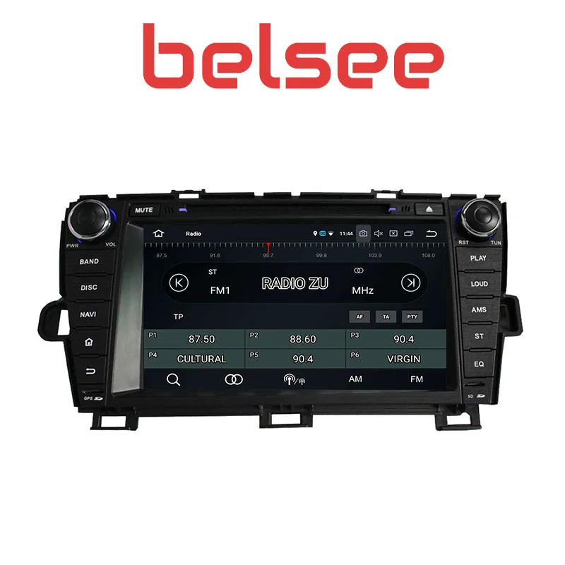 Clearance Belsee 4GB GPS Android 8.0 Car DVD Radio Multimedia Player Head Unit for Toyota Prius Left Hand Drive 2009 2010 2011 2012 2013 3