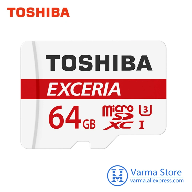 Toshiba Micro sd карты Exceria U3 90 м/с памяти UHS-I 64 ГБ Class10 4 К UltraHD flash microSDXC | Компьютеры и офис