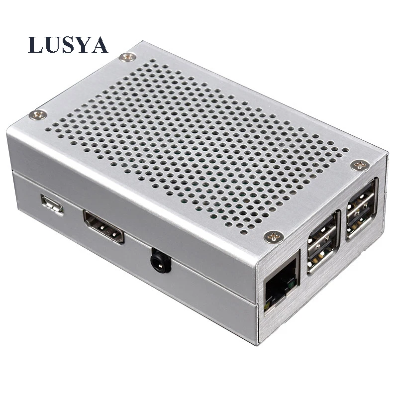 

Lusya Raspberry pie 3b+Aluminum alloy box for RPI 3 Model B Compatible with Raspberry Pi 3 Model B+