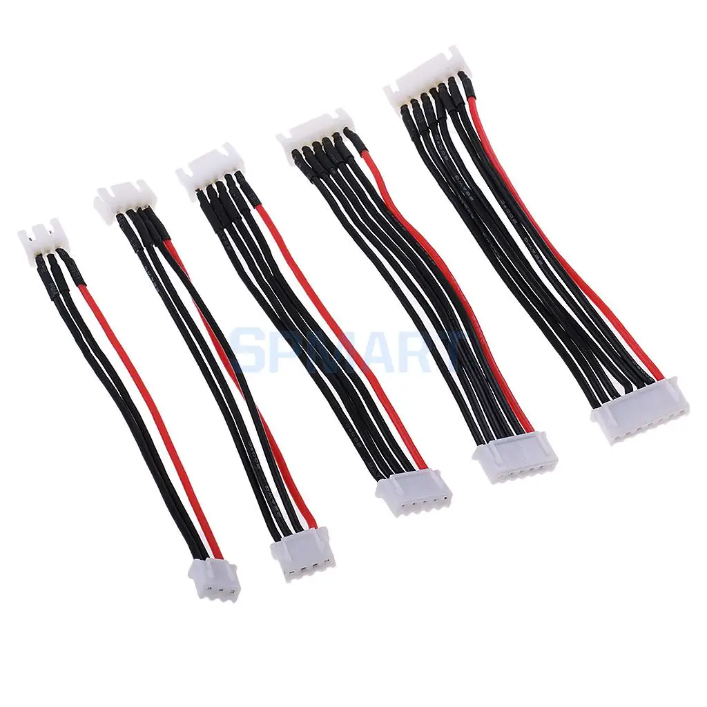 JST-XH 2S 3S 4S 5S 6S LiPo Balance Cable Charging Power Wire 10cm for RC Drone FPV Quadcopter Rechargeable Lipo Battery