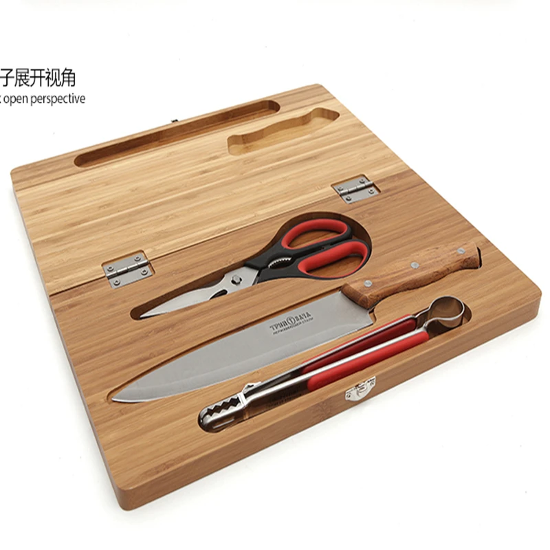 

Portable Outdoor Tableware Set Cutting Tool Cutting Board Kitchen Utensils Outdoor Tableware In The Wild