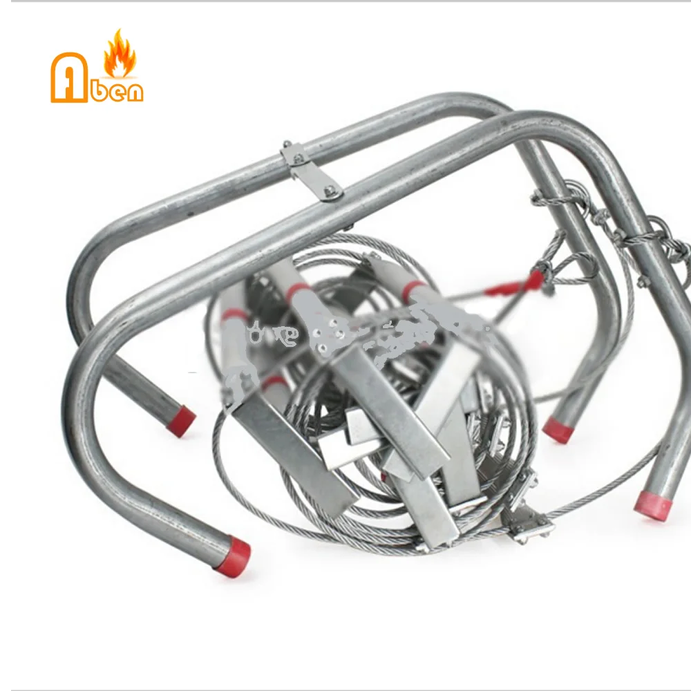 

Factory sale 10Meter Folding Aluminium Rope ladder For Home