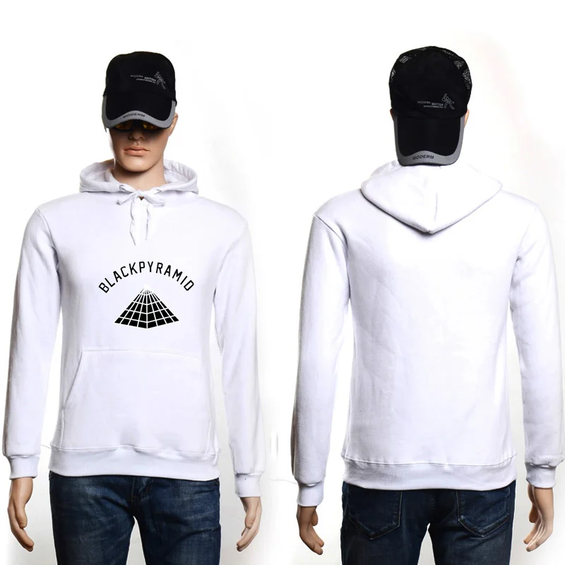 ONE A CAKE Mens Hoodies/Sweatshirts BLACK PYRAMID Oversized for Autumn Winter Hip Hop Men Winter Hoodies Justin Bieber Stranger