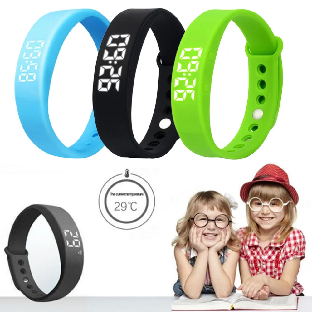  Горячий Продавать! Шагомер Sleep Monitor Температура Браслет Смарт мужчины женщины НОВЫЙ 