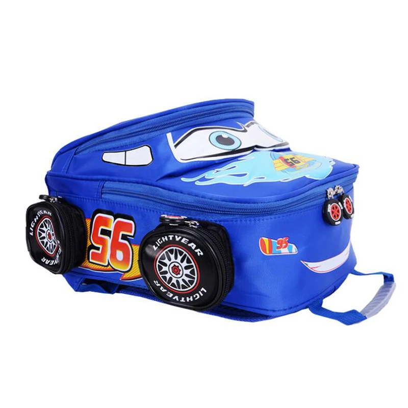  2019 Cartoon Car Backpack Children School Bags kids Book Bag Baby Toddler Kindergarten Boys Girls B - 32914294280