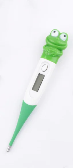 Новое поступление мультяшный милый мягкий сенсорный Детский водонепроницаемый термометр Детский термометр уход за ребенком - Цвет: Frog