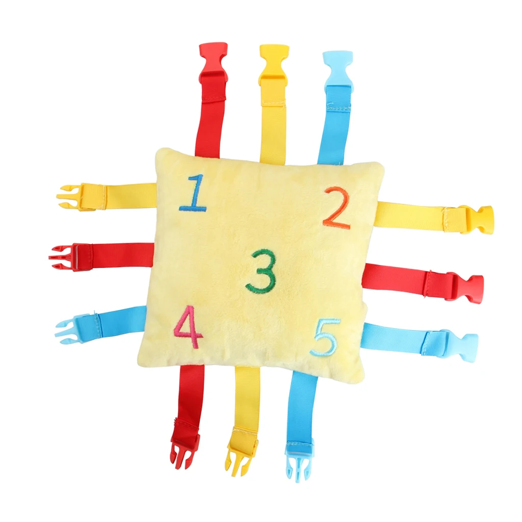 

Sensory Quiet Book Kids Buckle Puzzle Educationa Plush Buckle Toy Color Matching Game Educational Toy