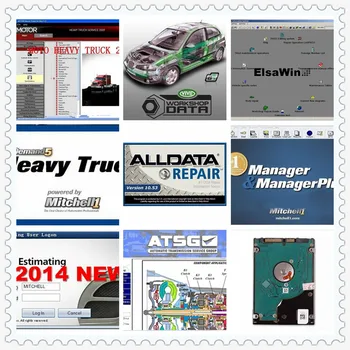 

Auto repair Alldata software 50 in 1TB USB HDD Harddisk Alldata 10.53 Mit//chell OD52015 Vivid workshop data ElsaWin 5.3 data