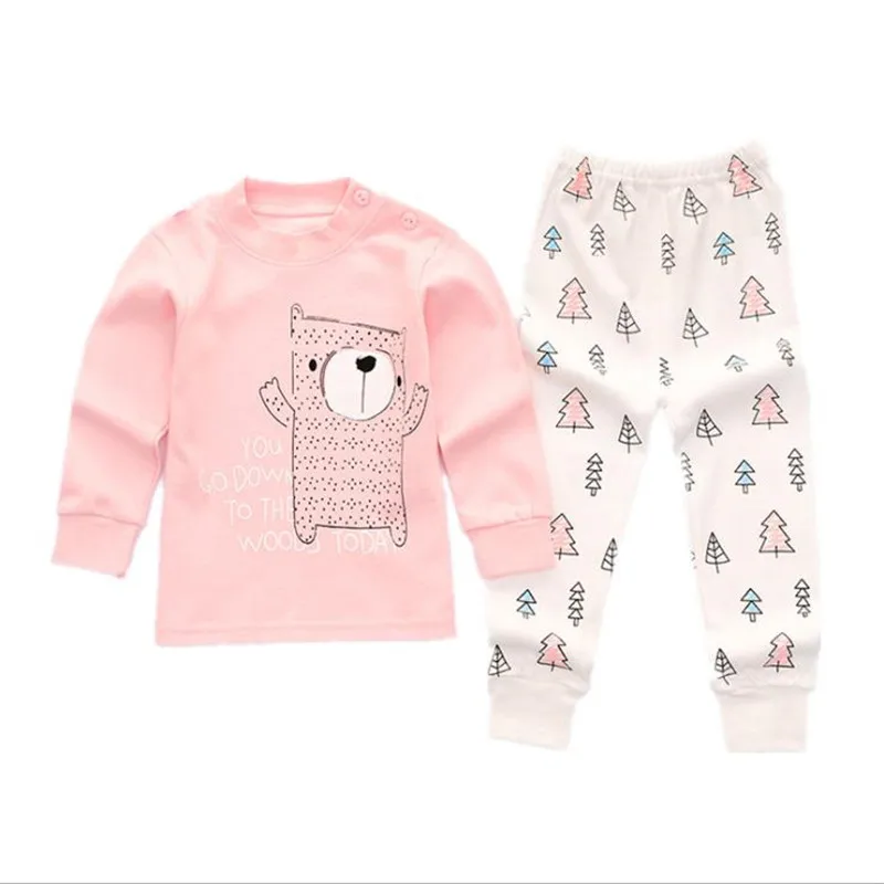 

2019 Cartoon Shirt+pants 2pcs Children's Clothing Set Outfit Toddler Baby Boys Long Sleeves Set 12m-5t For Autumn