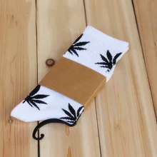 Daisy & Na Ankles Socks Women Leaf Cotton High Men Weed Colorful New Hosiery 021