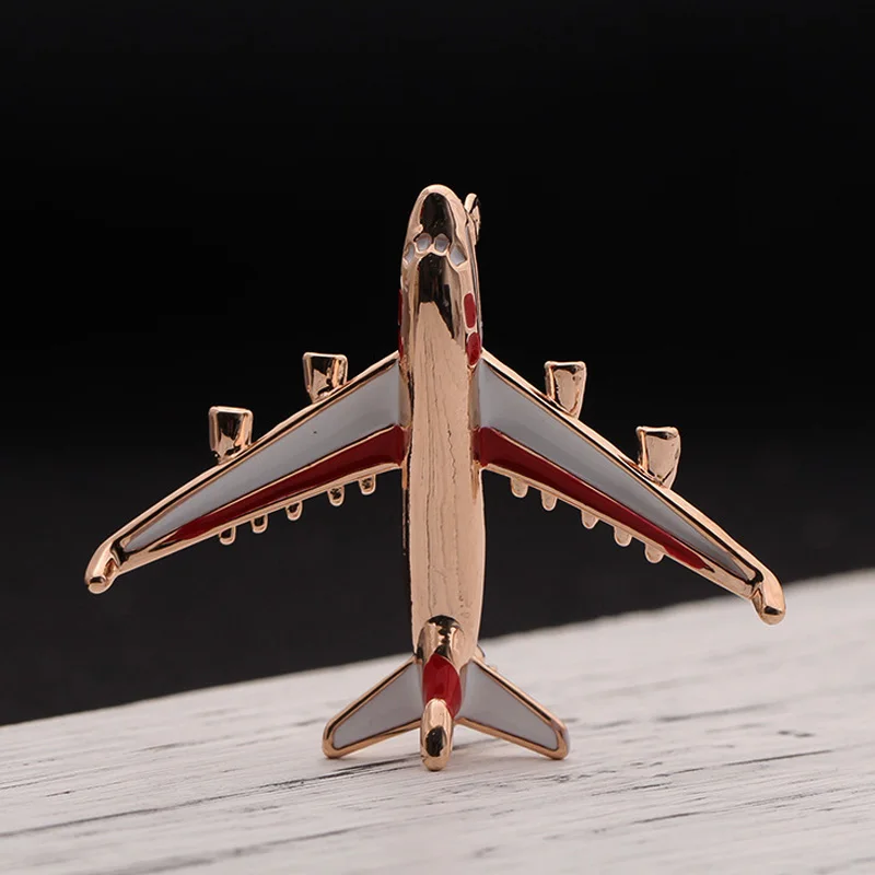 UALGL Fashion Brooch Cute Aircraft Scarf Plane Brooch Pin Broche Del