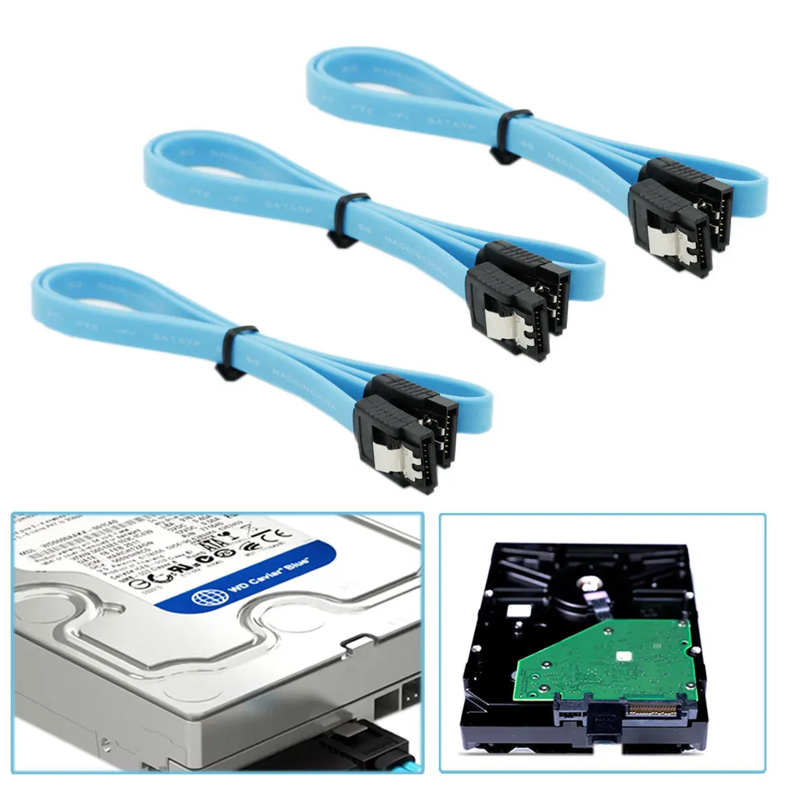 

Male to male With snap SATA III data cable SATA3.0 hard drive data cable serial data cable Adapter l shape cable Accessories