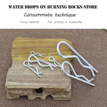 

Free shipping 100Pcs M1.2x21 Wave-Type Cotter Pin Combination B Clips shaft Bolt Lock Pin Hitch fasteners632 2018 hot