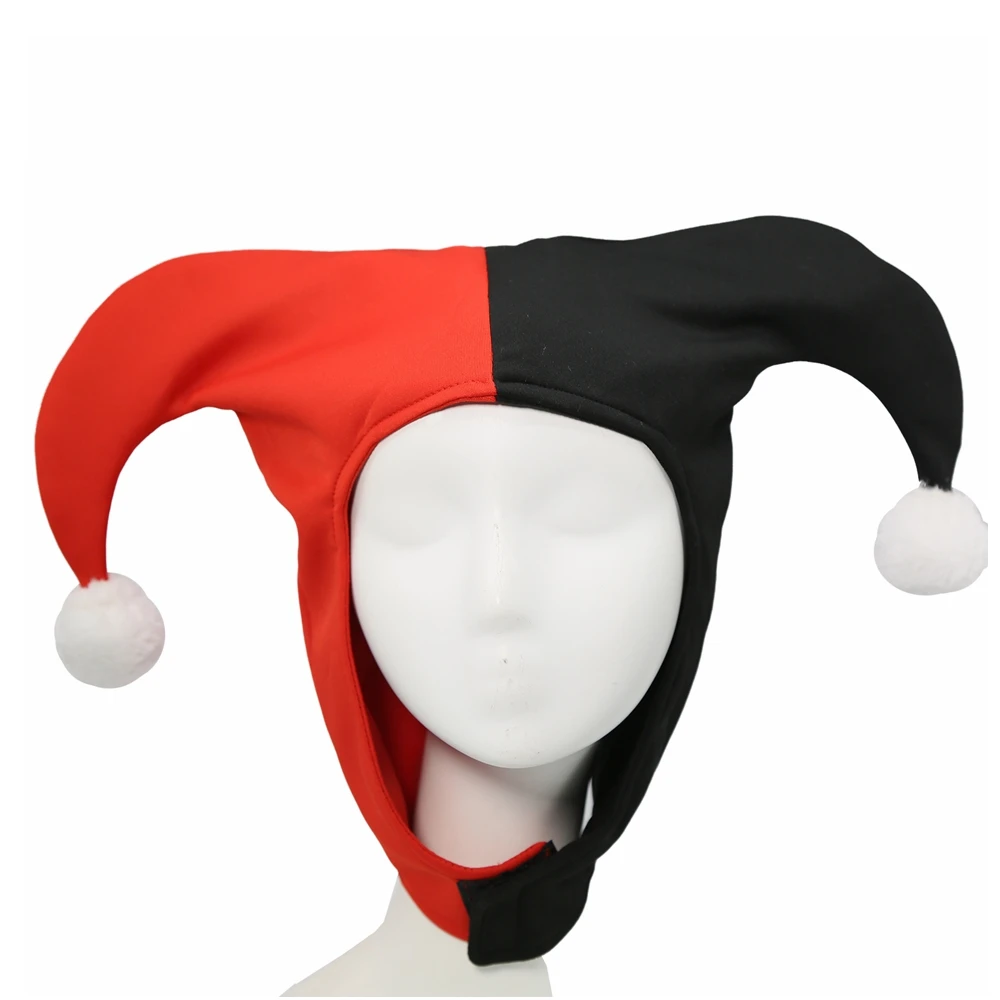 Roca alegría guardarropa XCOSER Harley Quinn máscara clásico sombreros suicidio escuadrón Joker  Cosplay accesorios Halloween Cosplay Prop para mujer regalo de  Navidad|Disfraces de películas y TV| - AliExpress