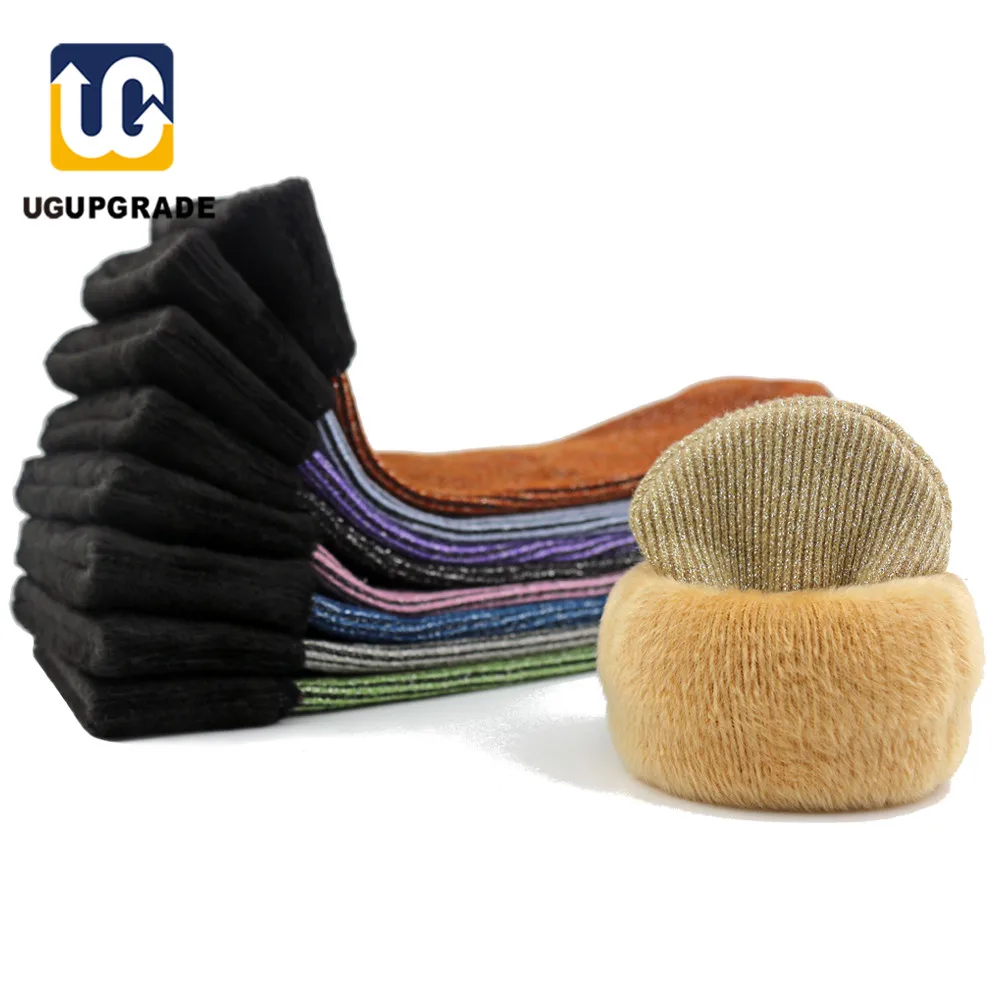

UG 5Pair/Lot Winter Warm Men Women Thermal Long Ski Socks Thicker Cotton Sports Snowboard Climbing Camping Hiking Socks