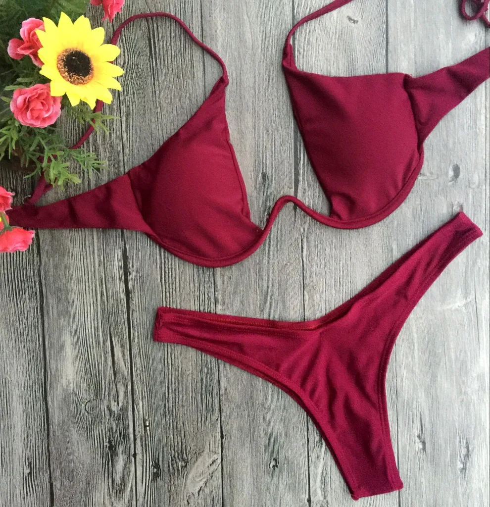 underwire bra top bathing suits