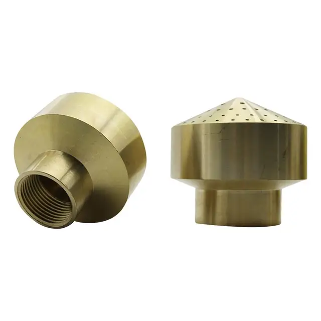 1 Pc Sárgaréz 1/4 "1/2" 3/4 "Női Szál Tűzijáték Típusú Szökőkút Fúvókák Réz Szóró Sprinkler Kerti Tájkutak - Image 5