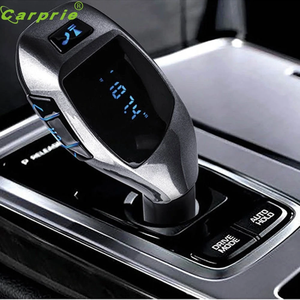 

2017 Wireless Bluetooth LCD MP3 Player Car Kit SD MMC USB FM Transmitter Modulator Apri29