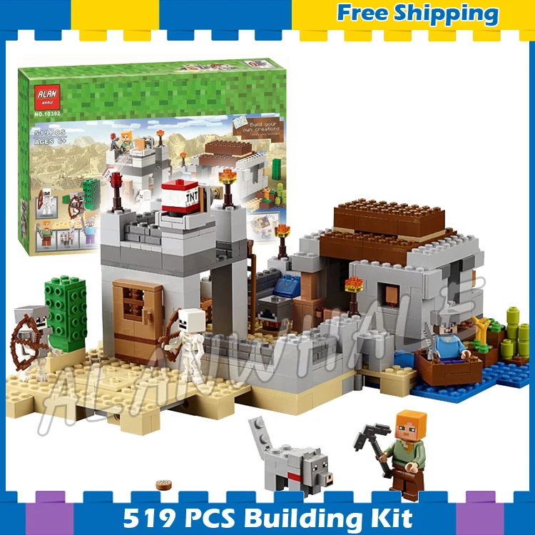 

531pcs My World The Desert Outpost Adventure Game 10392 Model Building Blocks Child Toys Bricks Compatible with Lego Minecrafted