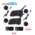 2017 Versión V6-1200 Fodsports 2 unids Impermeable Motocicleta casco auricular bluetooth Intercom interphone de BT + auricular suave