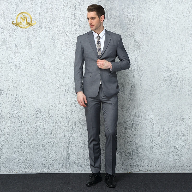 Wrwcm заказ мужской костюм высокого качества на заказ Серый шерсть поддержка предприятия настройки джентльмен стиль заказ