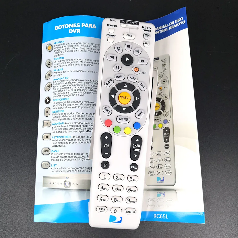 

New Original Universal For DirecTV Remote RC65L Satellite Receiver RF Remote Control H21 H21NC HR20 HR21 R22NC RC64