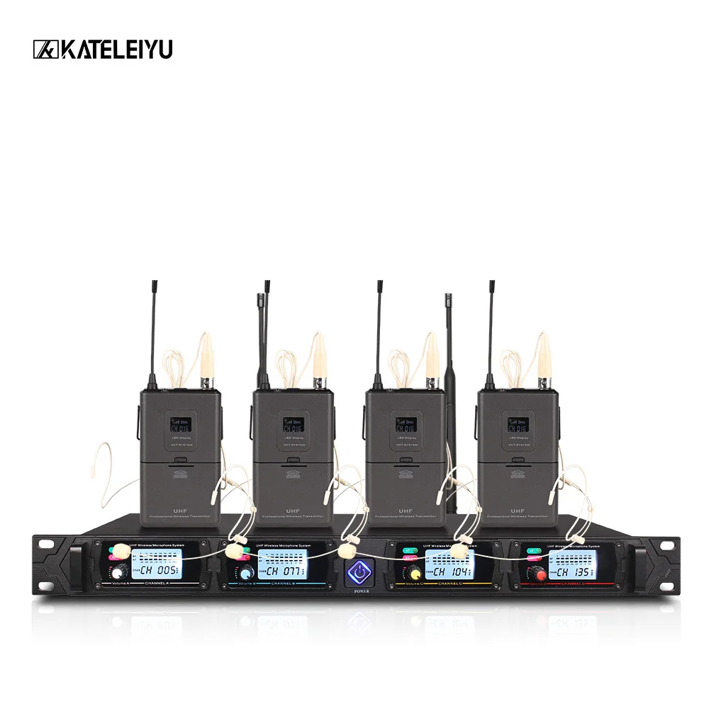 Беспроводная микрофонная система 8000GT Профессиональный UHF канал динамический