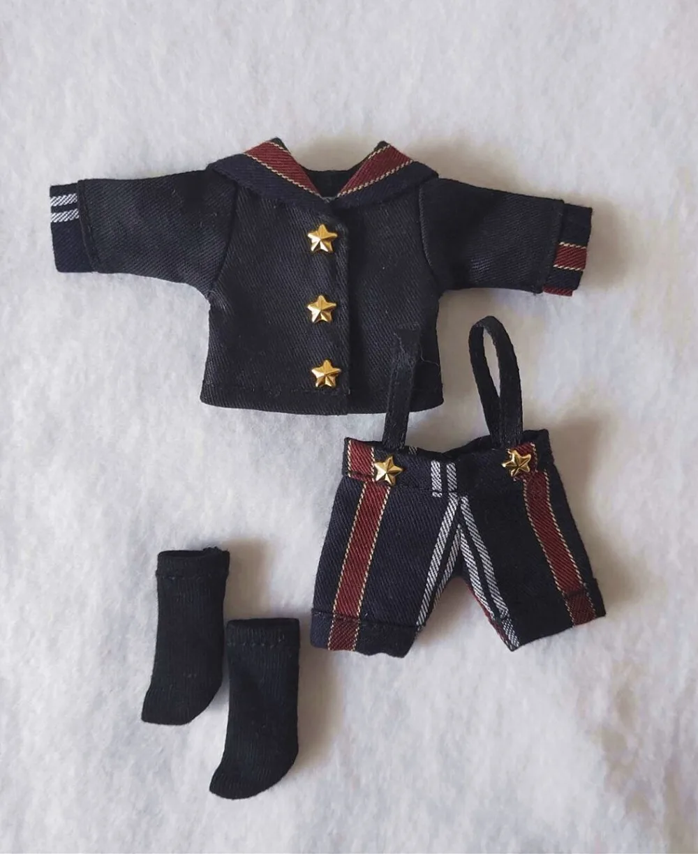 1 комплект Obitsu 11 кукольная одежда Студенческая форма костюм для OB11, 1/12 BJD Кукла Одежда Аксессуары