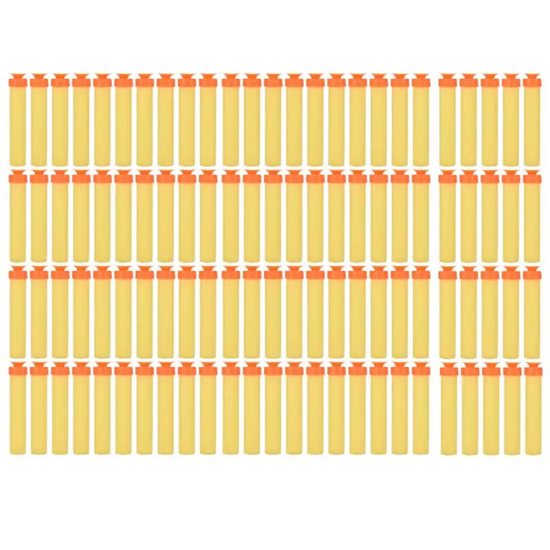 100 шт. дротики с присоской, пуля, игрушечный пистолет, мягкая пуля, элитная Серия волнений, ответный удар, бластеры, запасной зажим 7,2 см