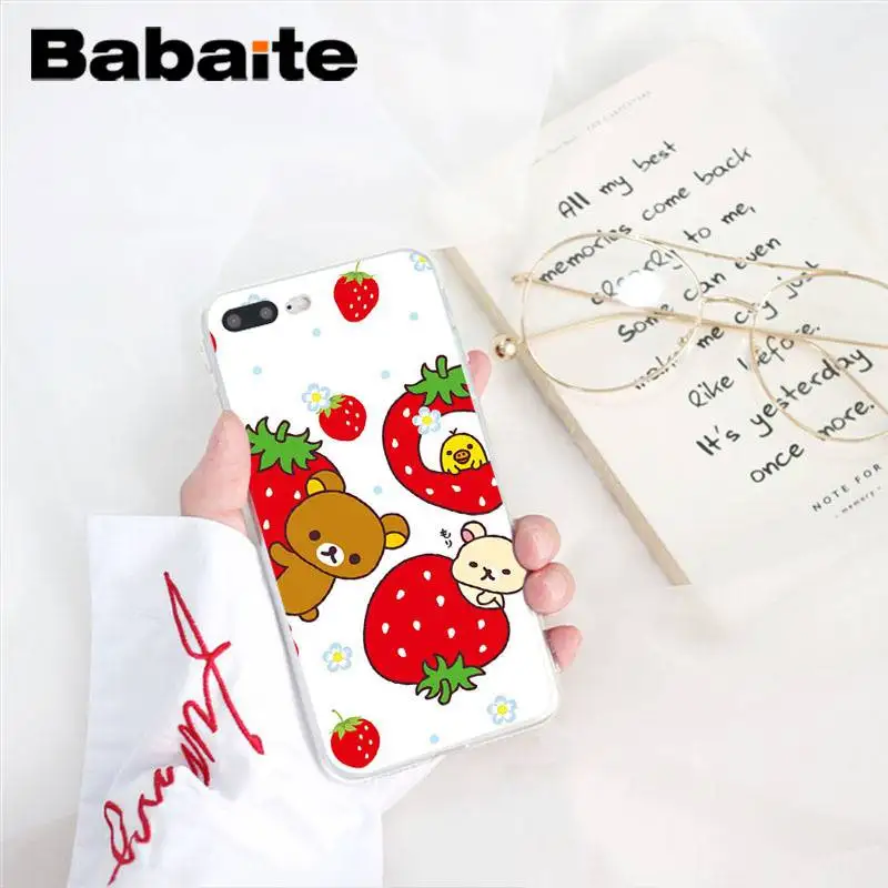 Мягкий силиконовый чехол Babaite Rilakkuma из ТПУ для телефона iPhone 8 7 6 6S Plus X XS MAX 5 5S SE XR 10 11 11pro 11promax