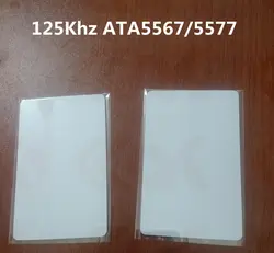 2000 шт./лот 125 кГц перезаписываемый R80 RFID пустой карты atmel T5567/T5577/T5577 rfid-карты