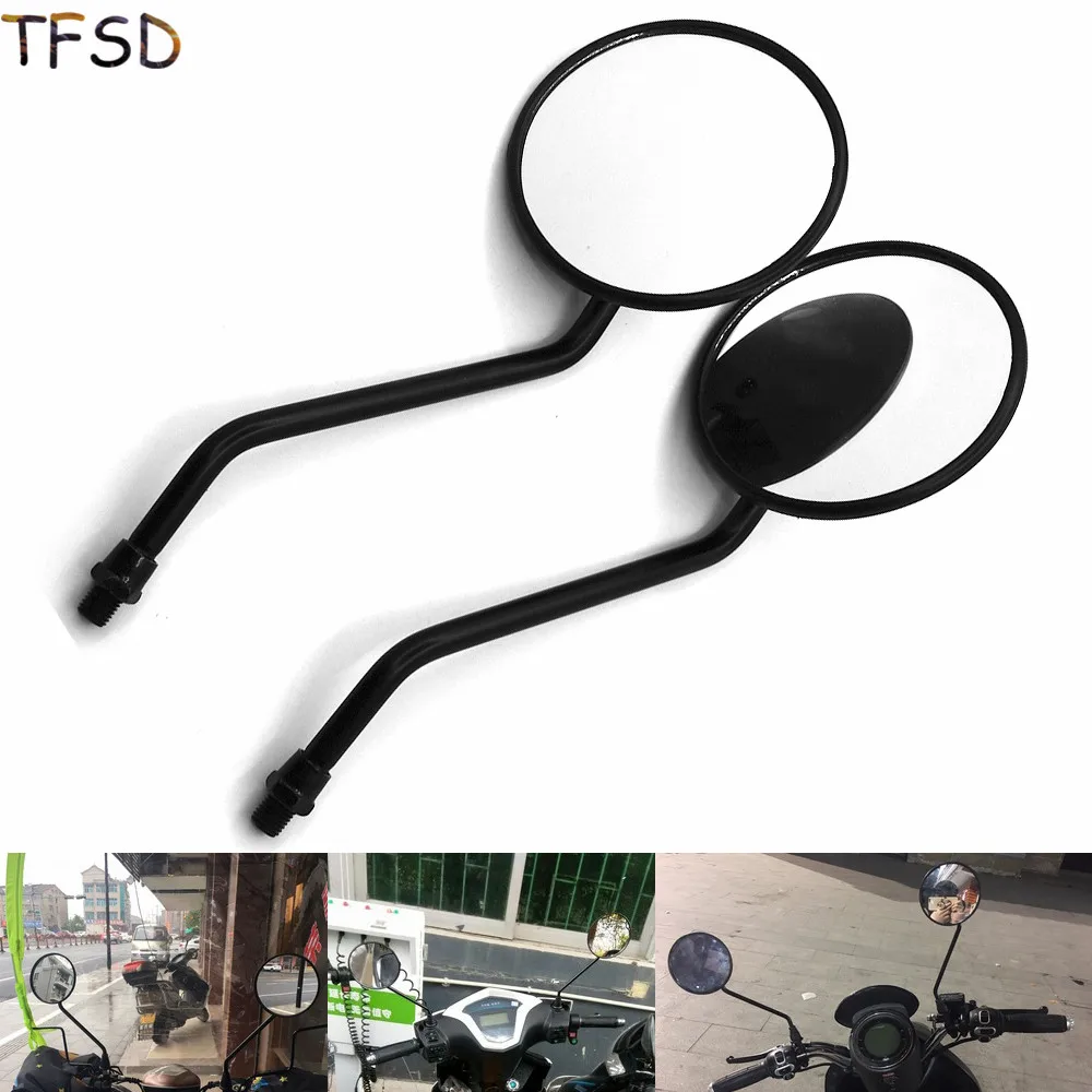 

10mm Universal moto back side Mirror Rear View circular mirrors for suzuki GSXR 1000 /GSXR 1100/SV650 Honda CBR500R /CBF1000